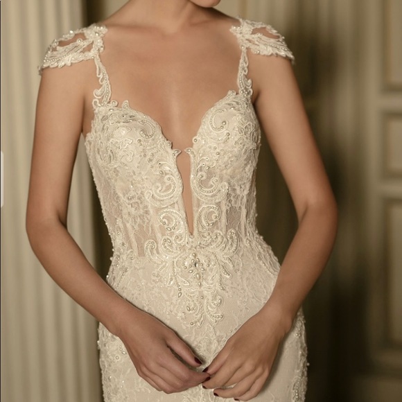 BERTA Dresses Berta Bridal Dress Runway Size Measurements Poshmark
